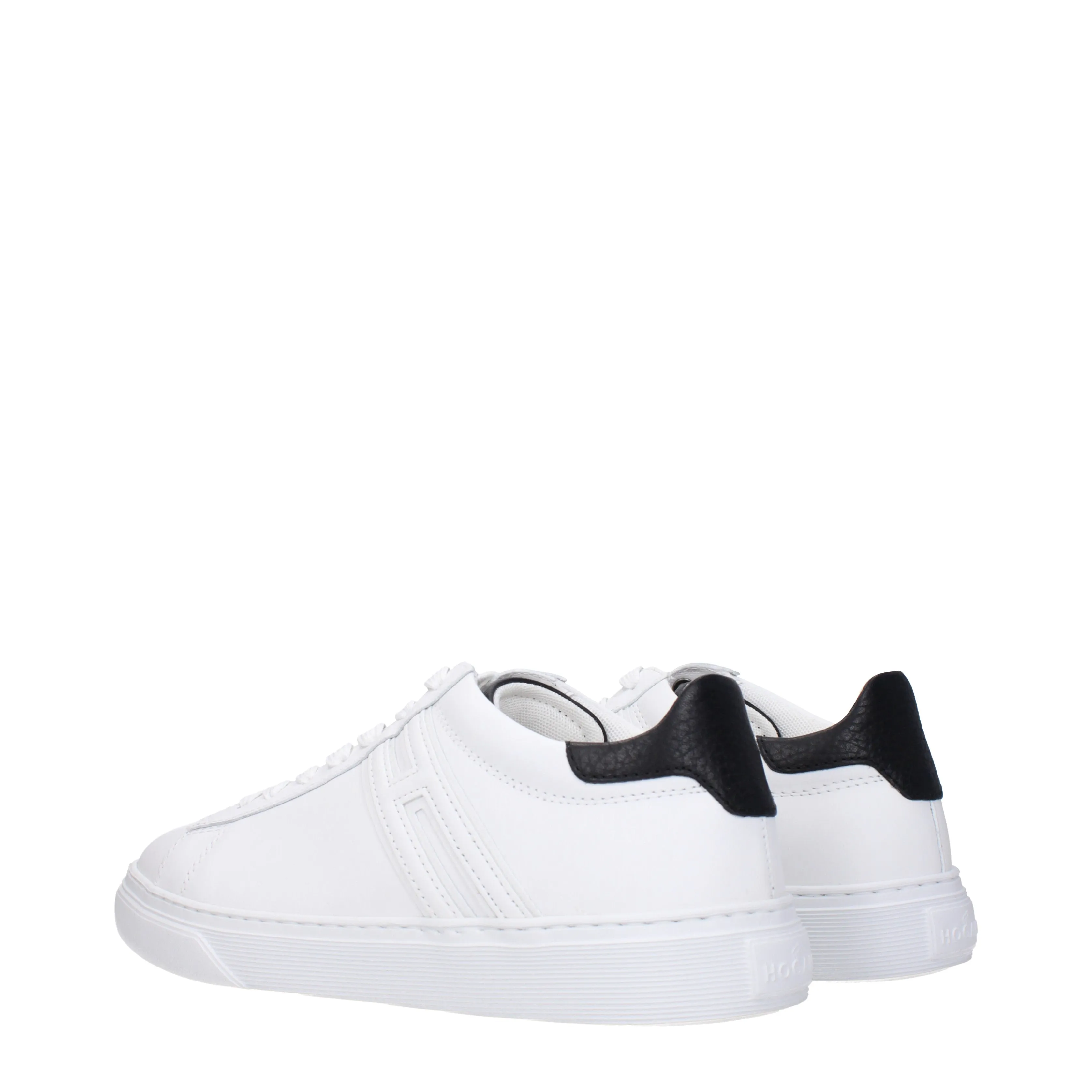 Hogan Sneakers H365 Uomo Pelle Bianco/Nero