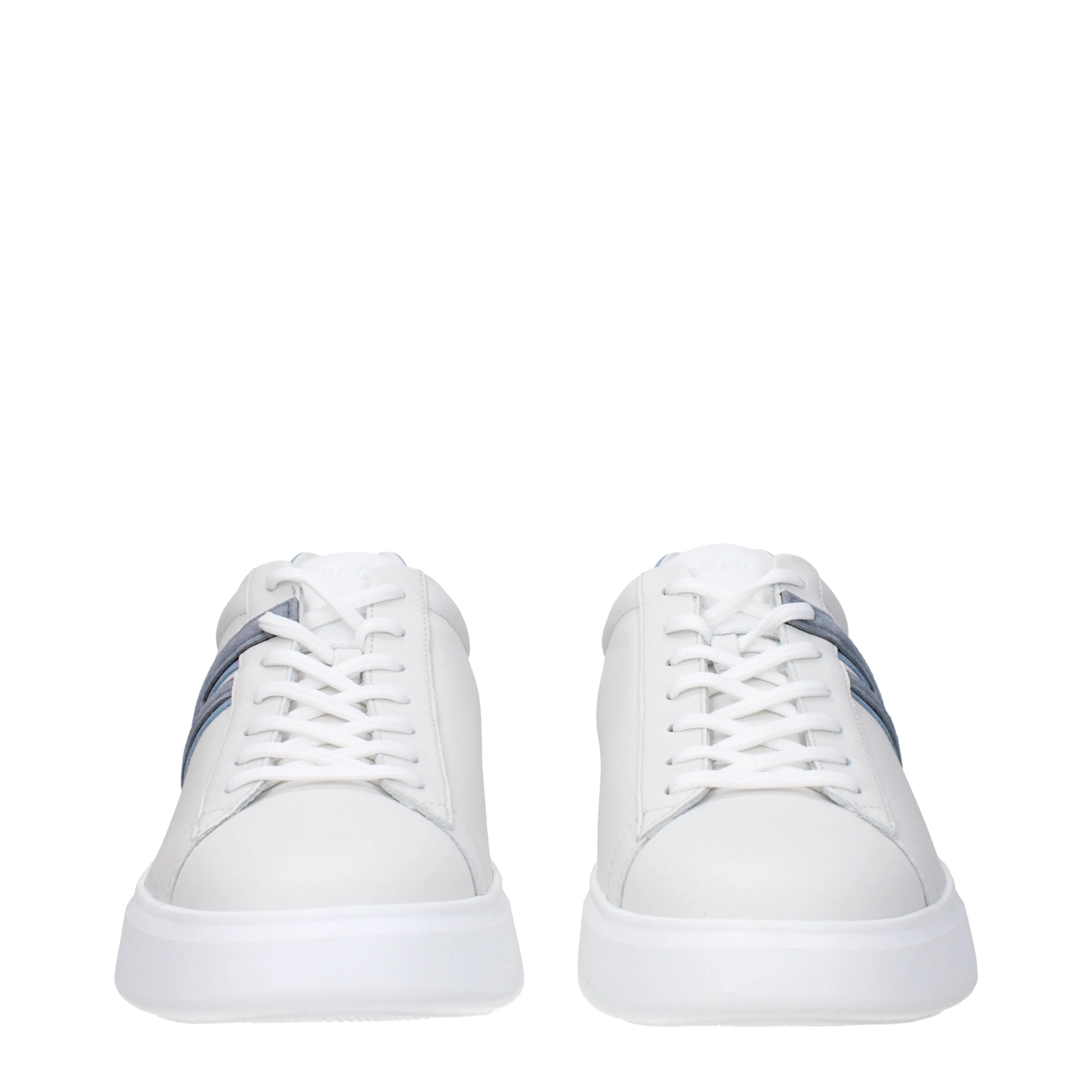Hogan Sneakers H580 memory foam Uomo Pelle Bianco/Fiordaliso