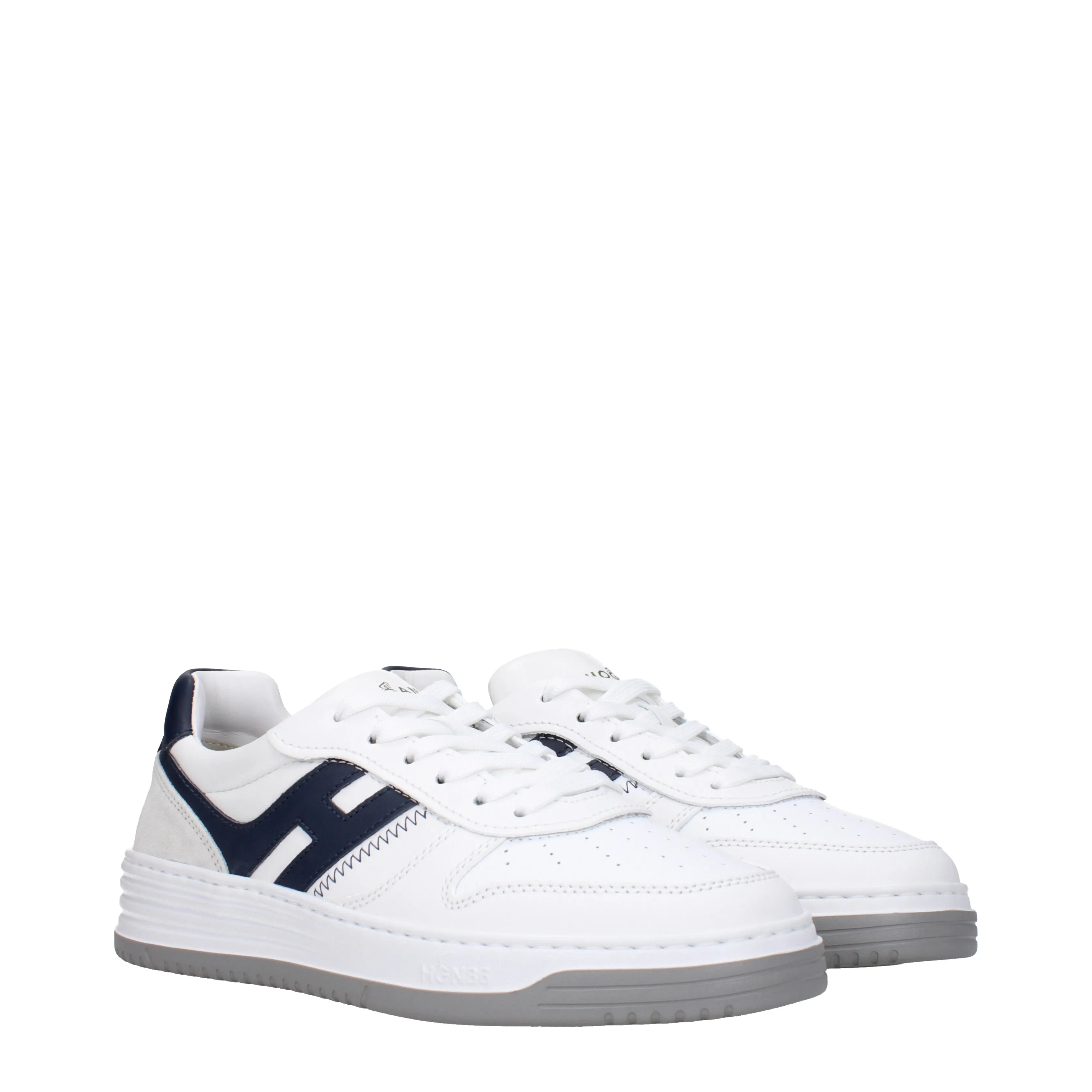 Hogan Sneakers H630 Uomo Pelle Bianco/Blu