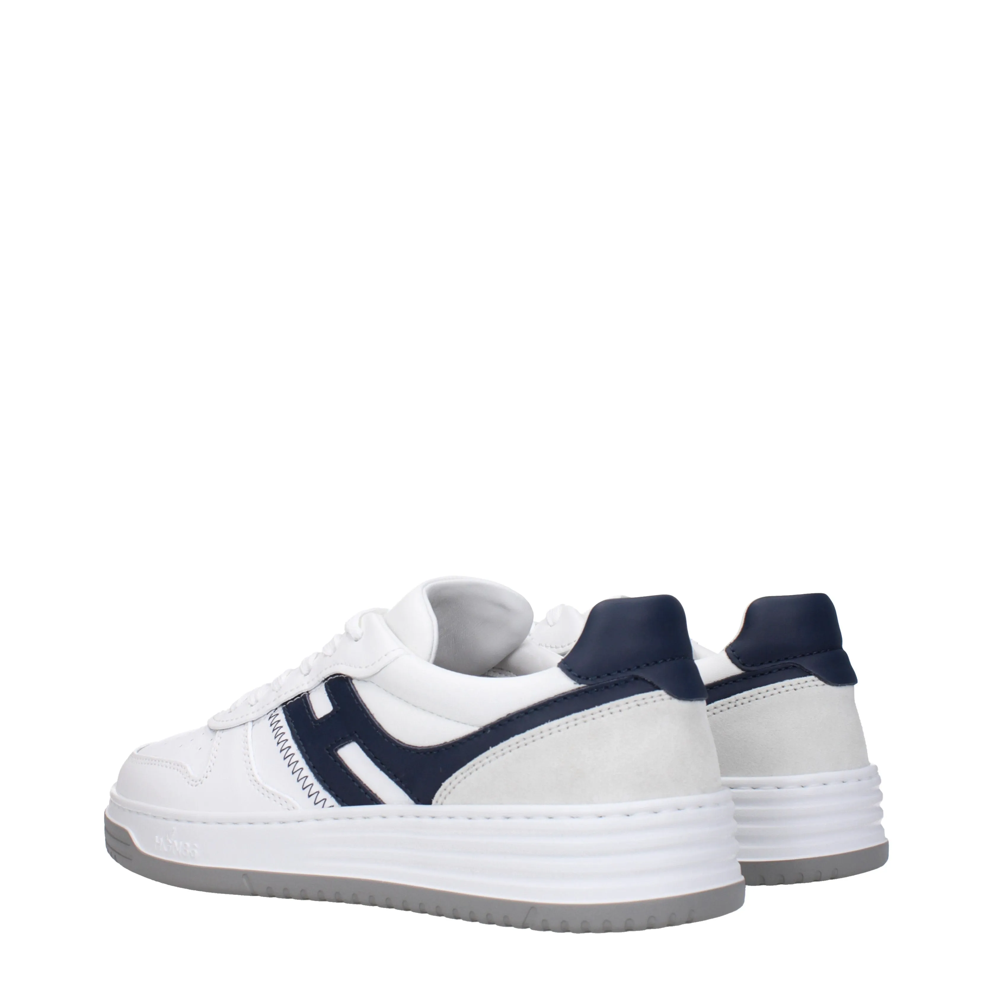 Hogan Sneakers H630 Uomo Pelle Bianco/Blu
