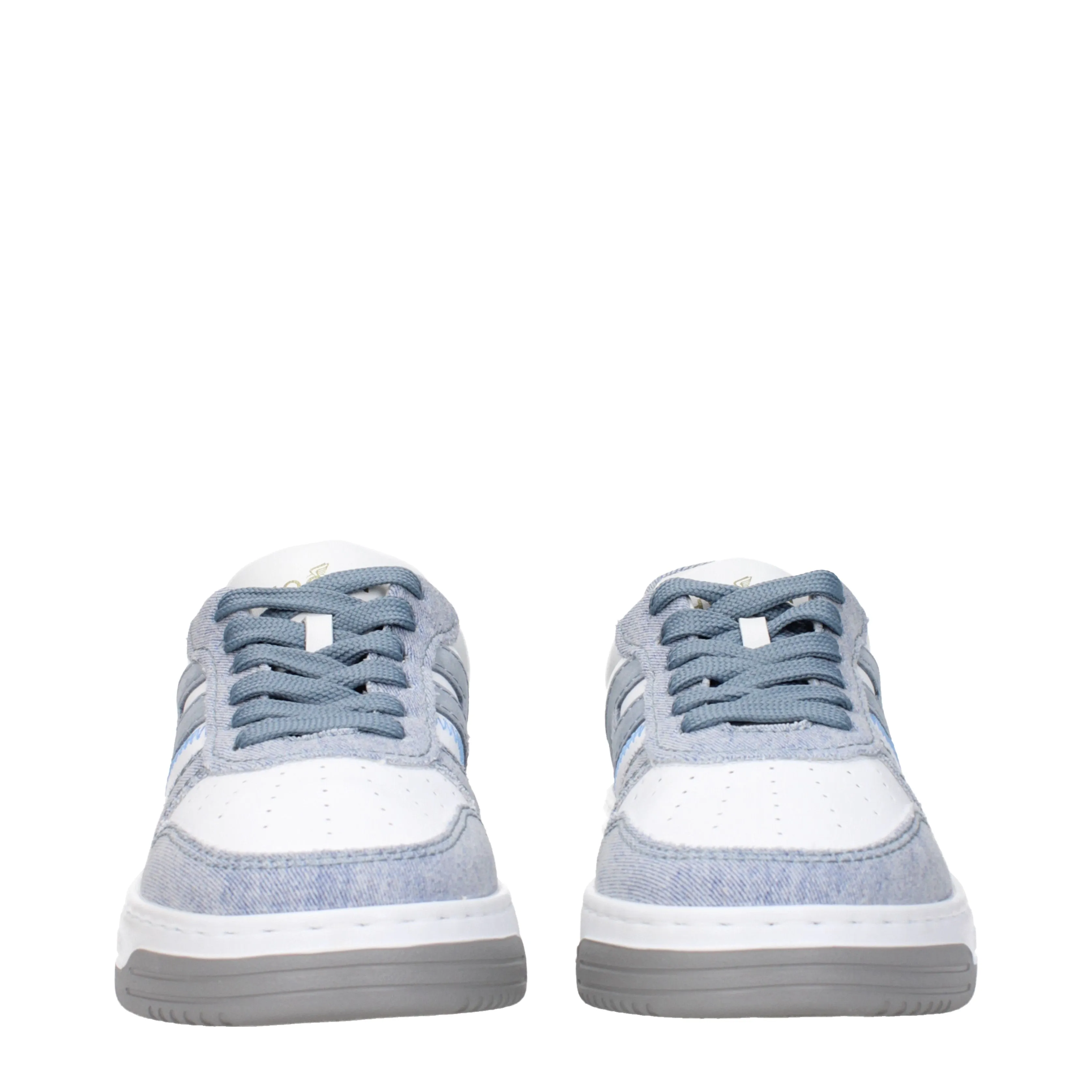 Hogan Sneakers Memory foam Donna Pelle Celeste/Bianco
