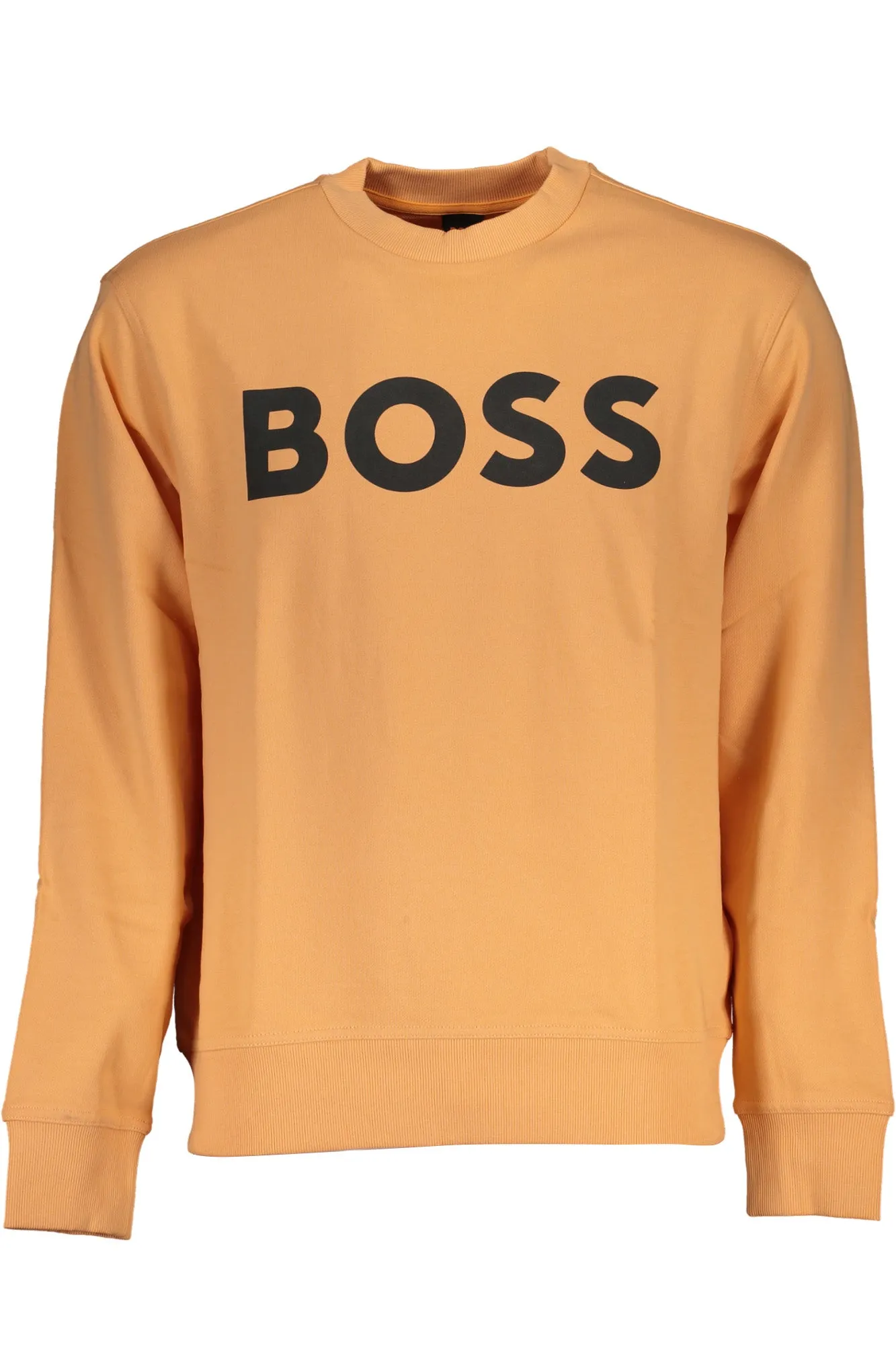 HUGO BOSS FELPA SENZA ZIP UOMO ARANCIO