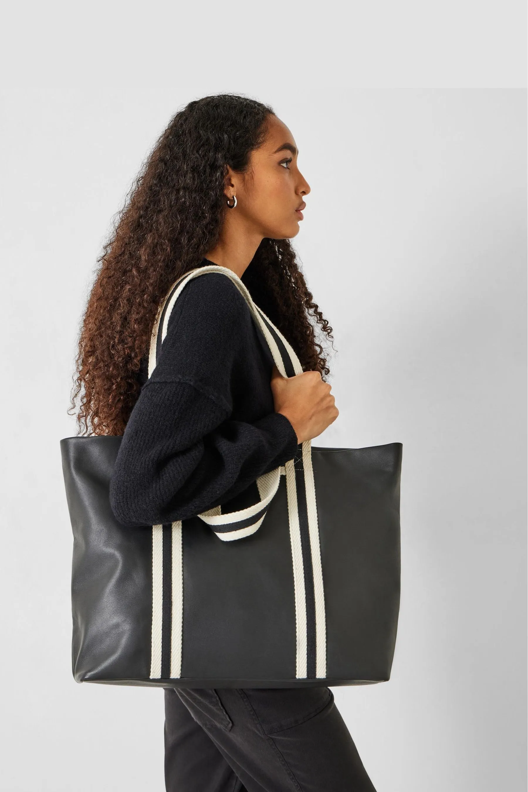 Hush - Marlon - Borsa tote in pelle oversize