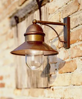 Il Fanale Il Borgo 244.05 Lampada Parete Esterno 2 Colori