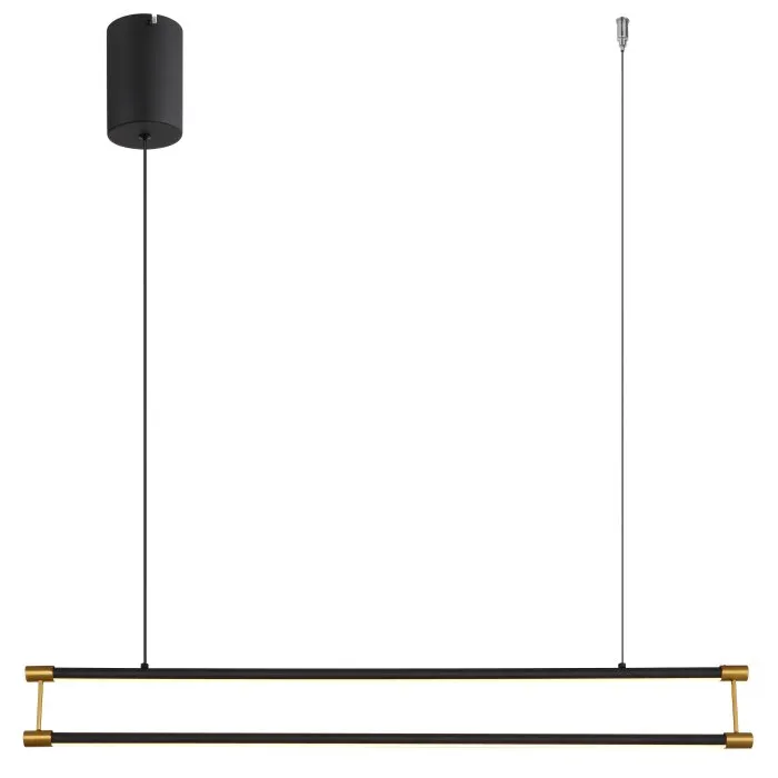 Illuminazione Globo Lighting Kayson Lampadario a sospensione LED Nero, 1-Luce