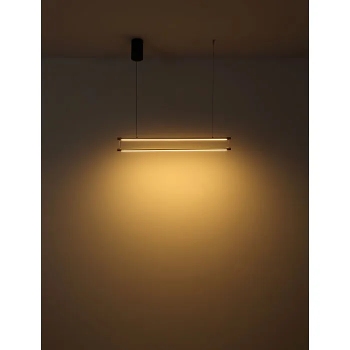 Illuminazione Globo Lighting Kayson Lampadario a sospensione LED Nero, 1-Luce