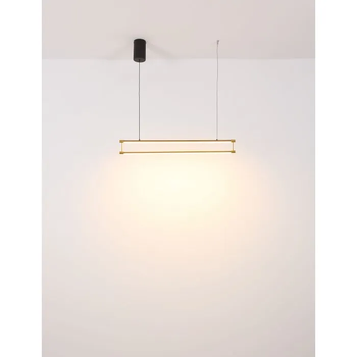 Illuminazione Globo Lighting Kayson Lampadario a sospensione LED Nero, 1-Luce