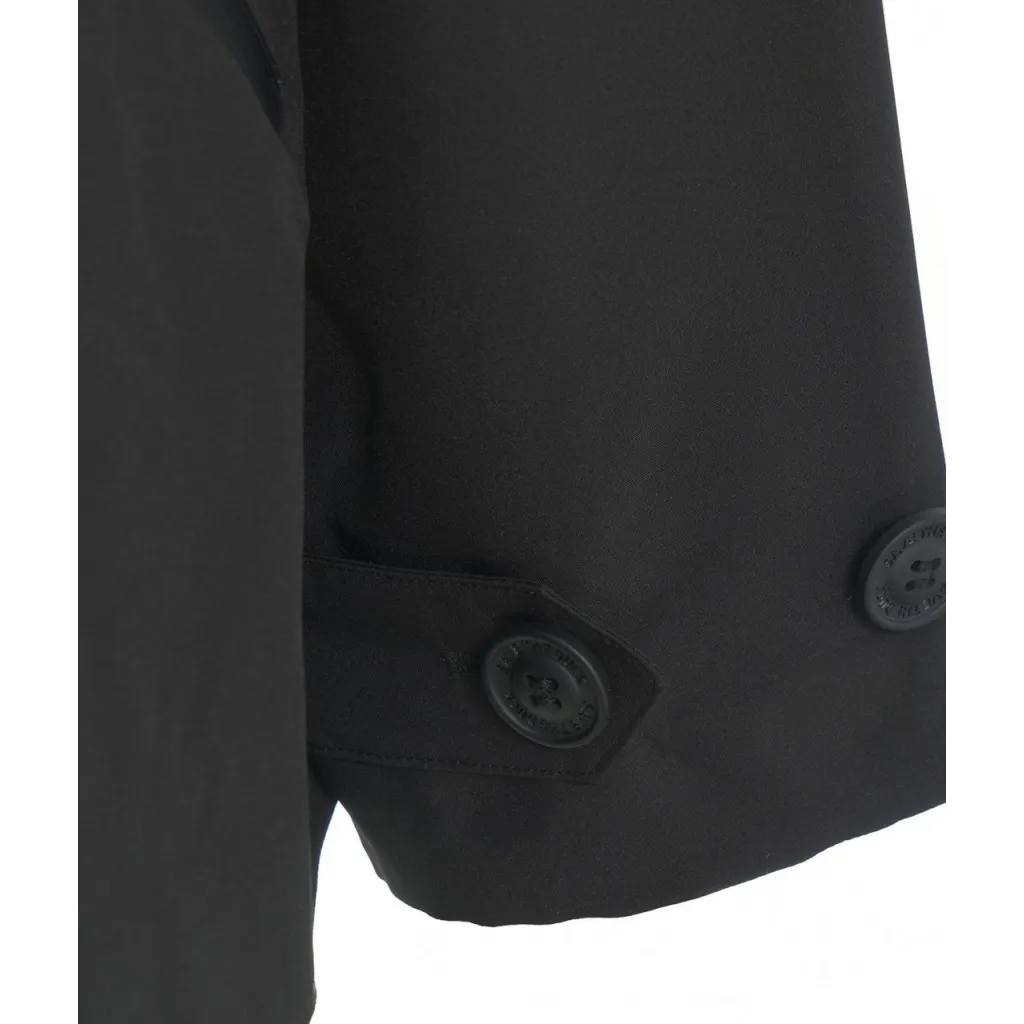 Impermeabile Ina oversize nero