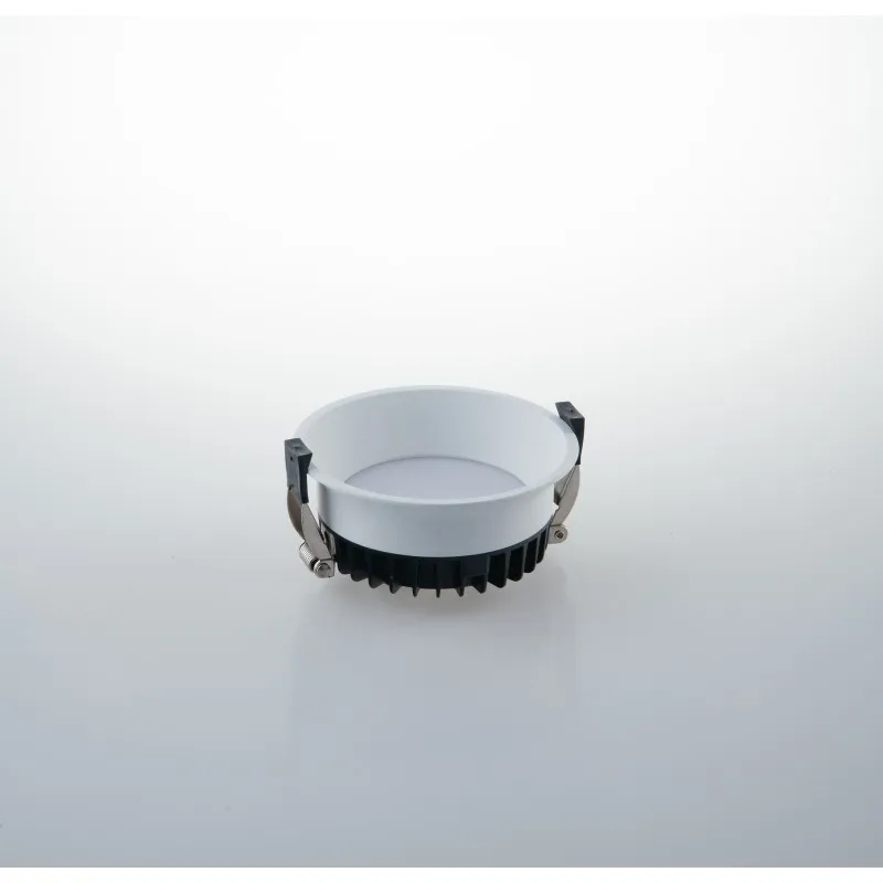 Incasso LED dc24v bianco in alluminio 12w 1120lm rgbw 12x12x4,7cm