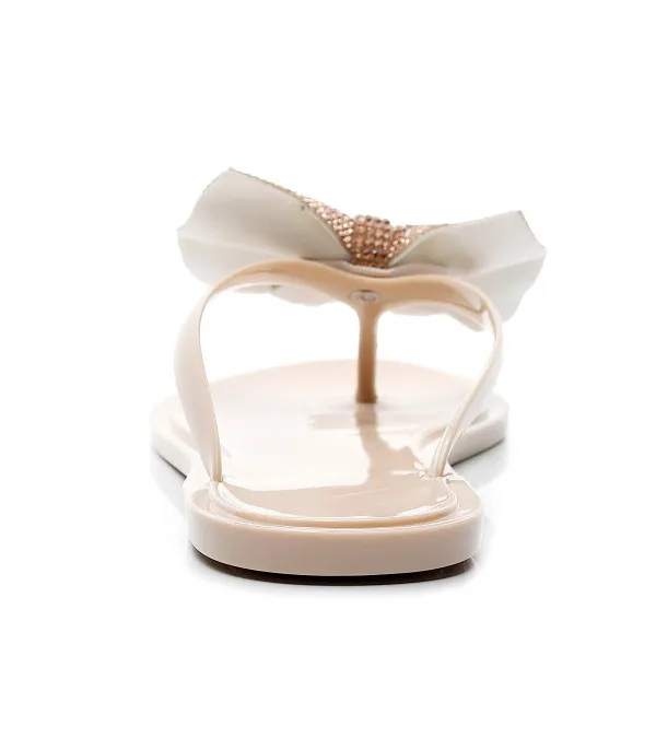 Infradito strass bow