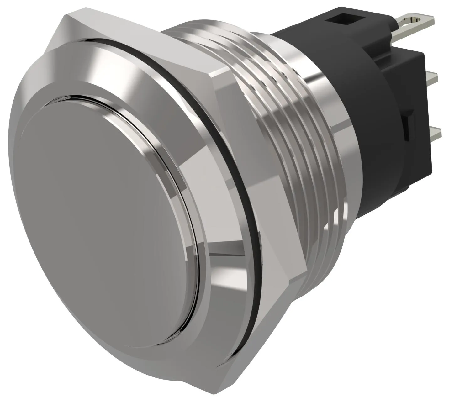 Interruttore a pulsante EAO, A ritenuta, SPDT, , 3A, IP65, IP67 Montaggio a pannello