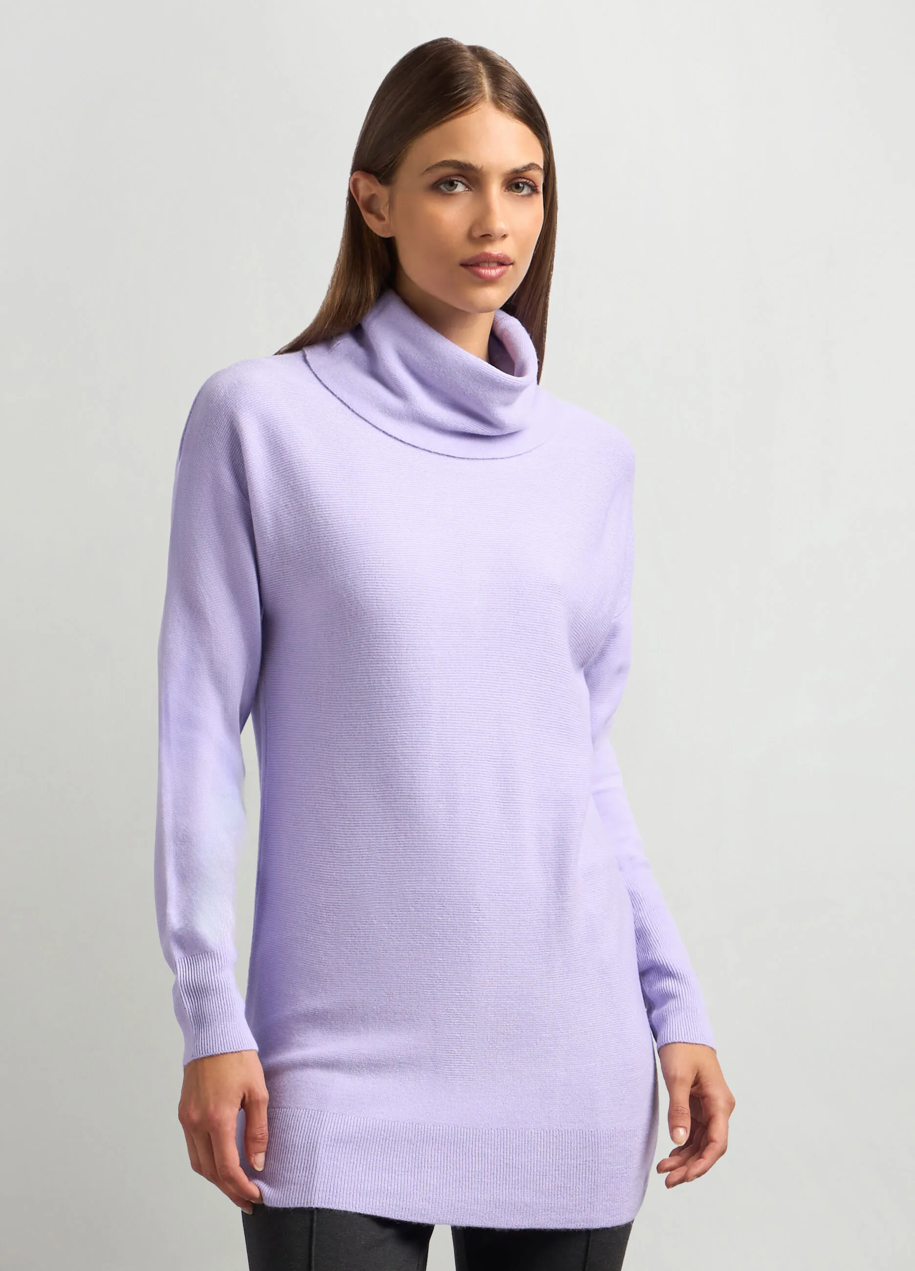 IWIE  Pullover tricot a collo alto donna
