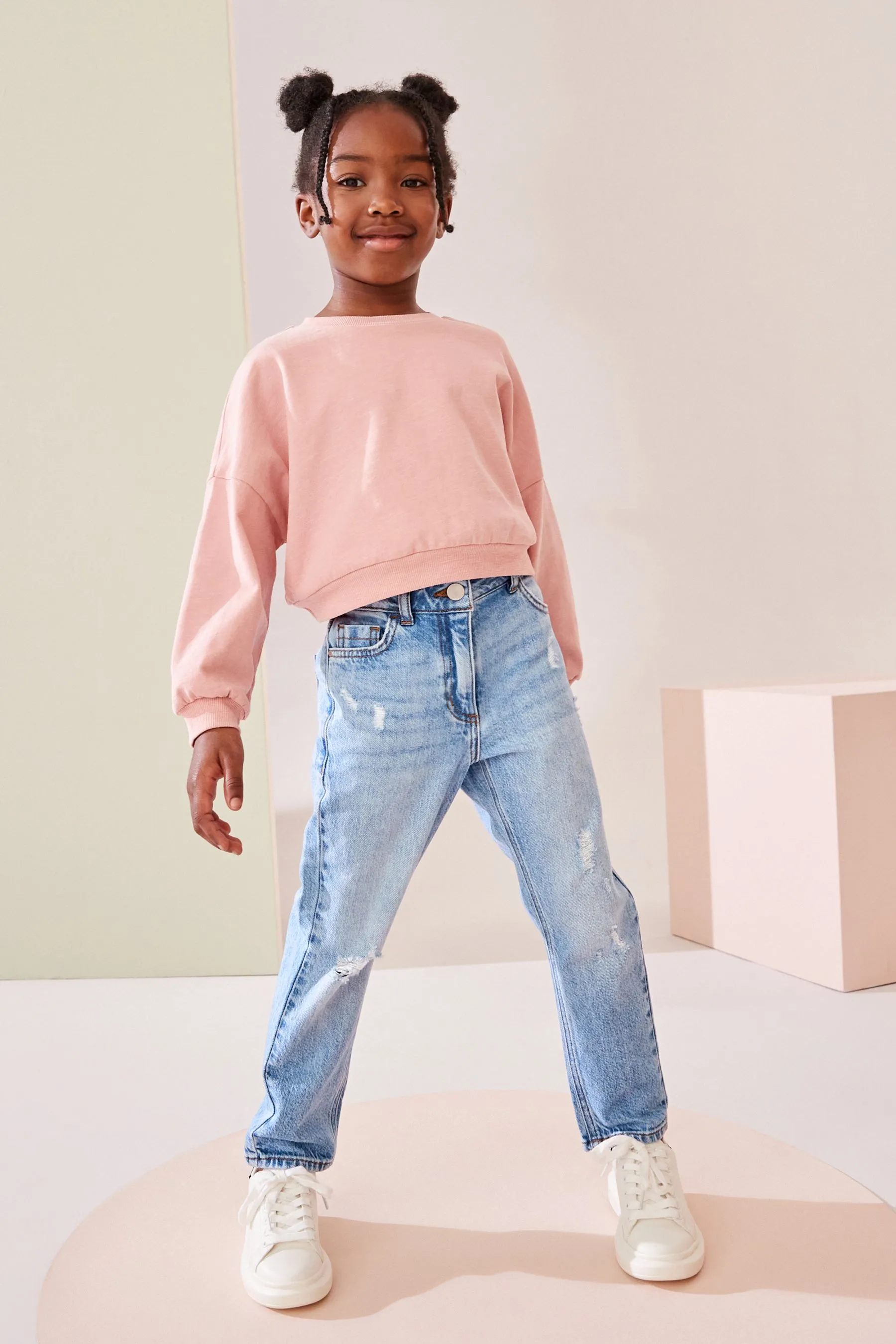 Jeans da mamma con Stretch (3-16anni)    