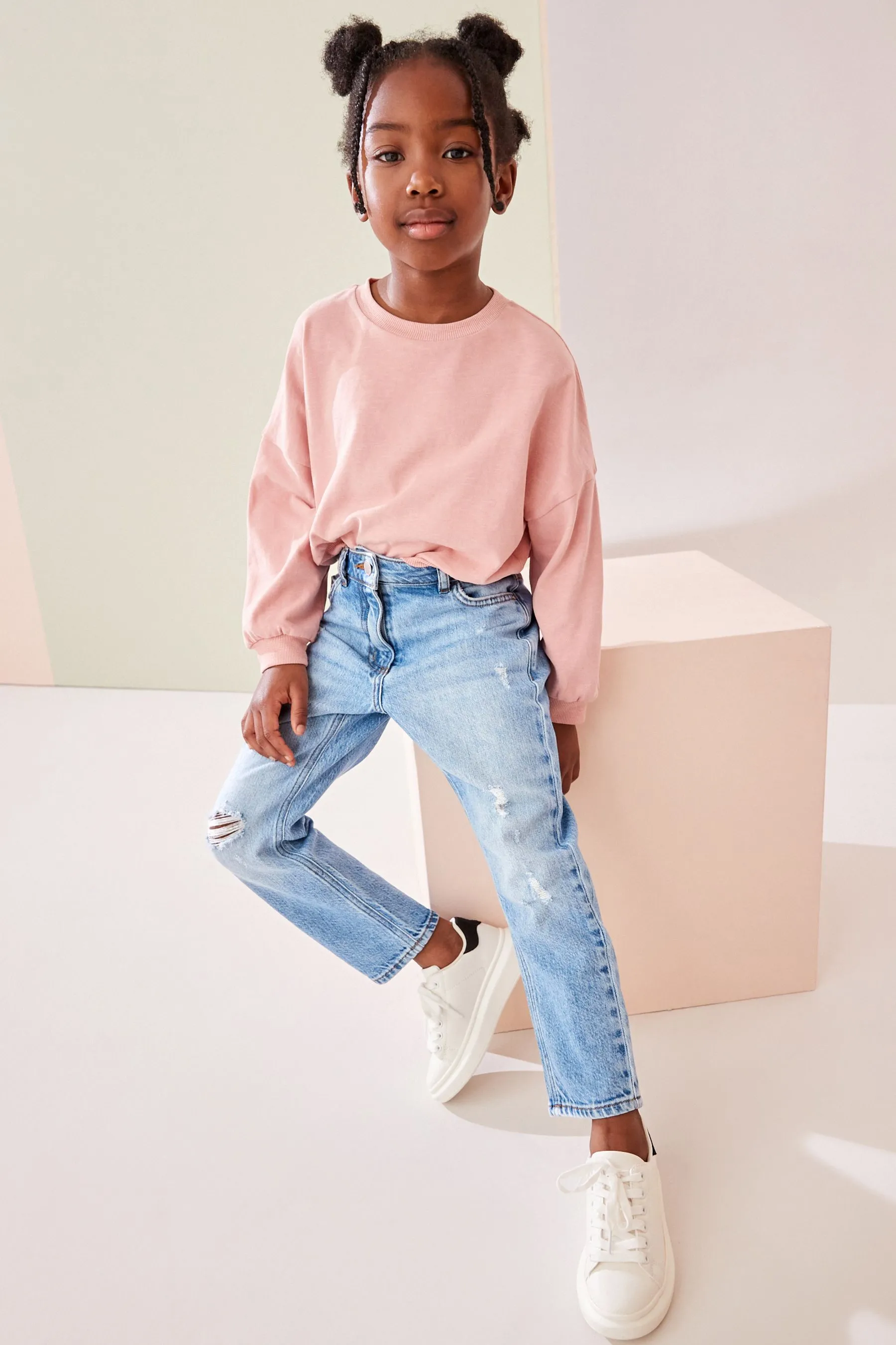Jeans da mamma con Stretch (3-16anni)    