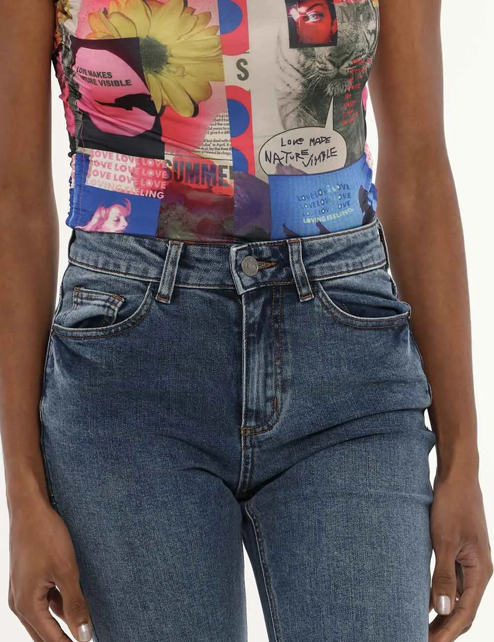 Jeans Desigual blu denim