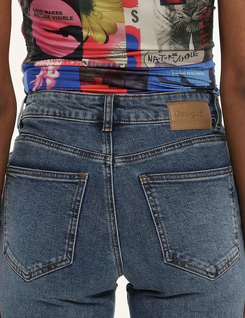 Jeans Desigual blu denim