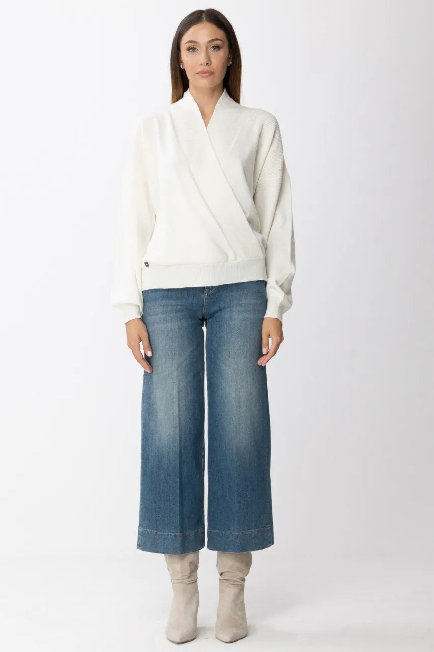 Jeans flare Peggy BLU-PORCELLANA DELF