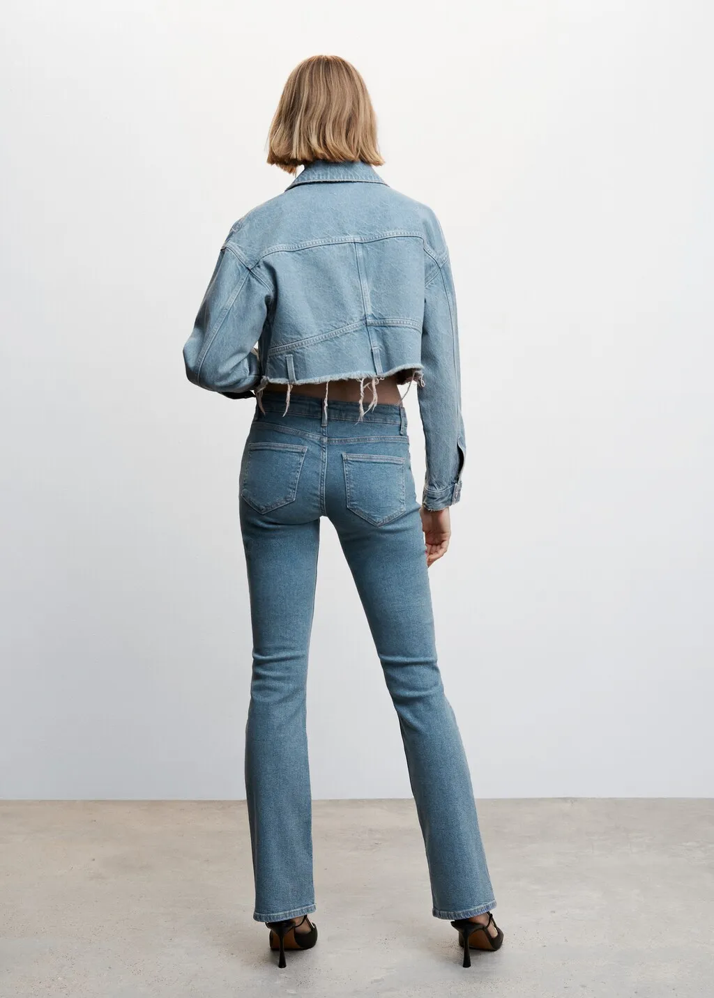 Jeans flare vita bassa