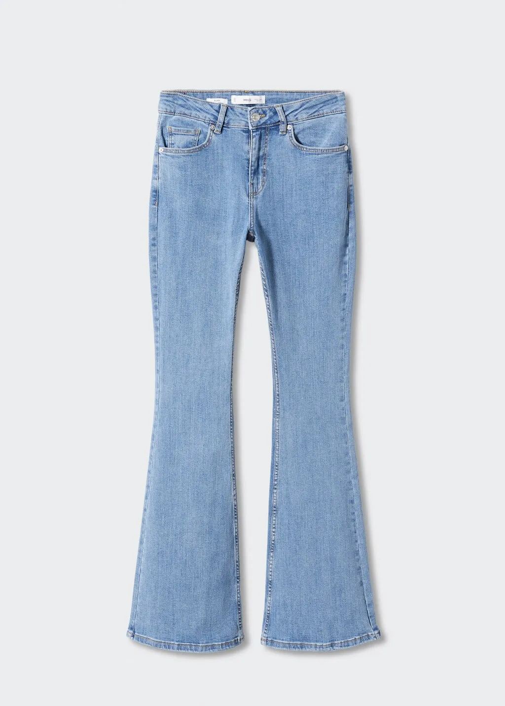 Jeans flare vita media
