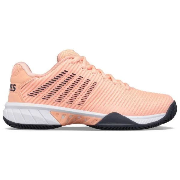 K-SWISS HIPERCOURT EXPRESS 2 HB WOMEN Peach Nectar / Grys Stone scarpa tennis donna