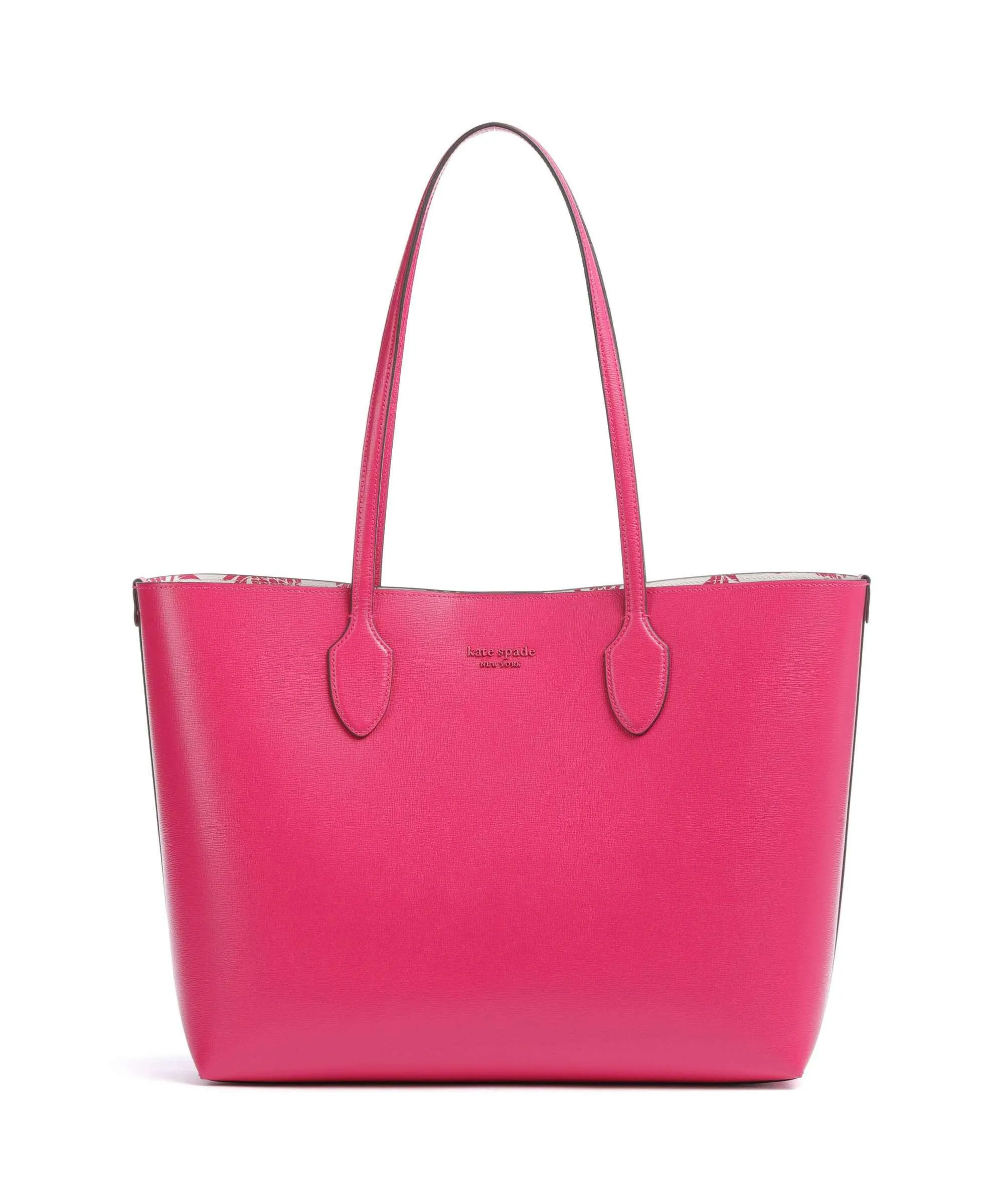  Kate Spade New York Bleecker Borsa shopper pelle di vacchetta saffiano pink  