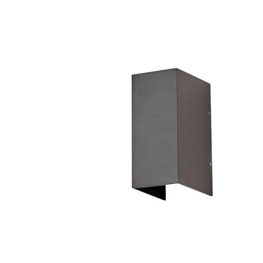Kimian Applique da Parete da Esterno Grigio Scuro - Lucande | Acquista online