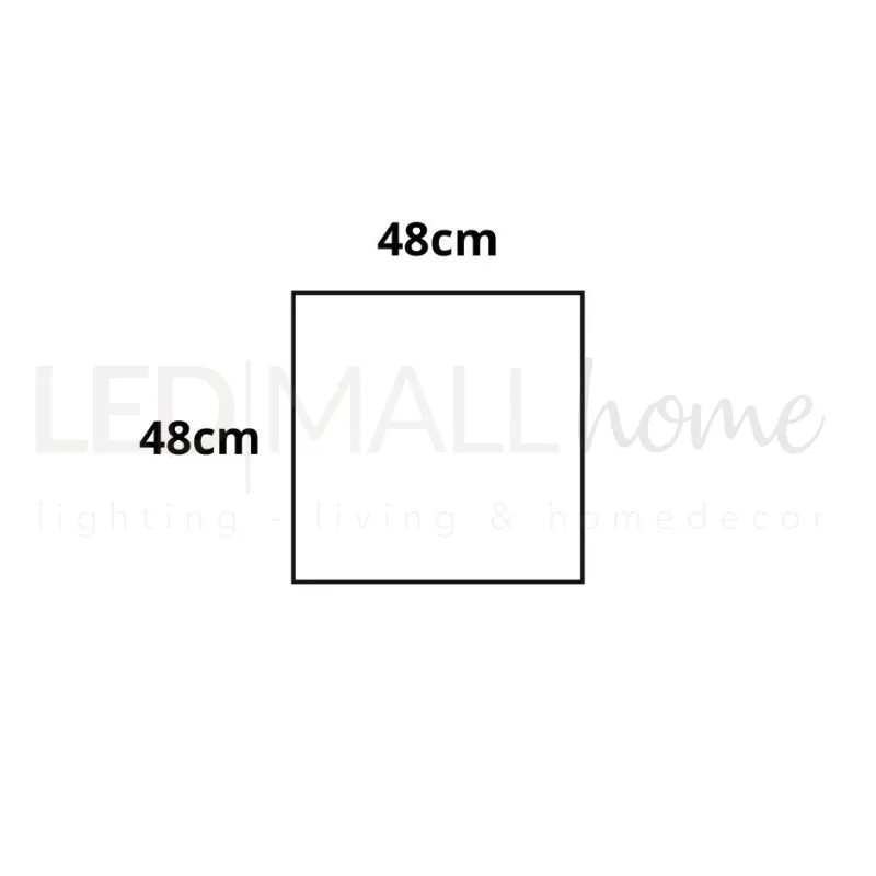 Kit Boiserie LEDMall Home Pronto da Montare con Bordi Pretagliati mod. LOSANGELES