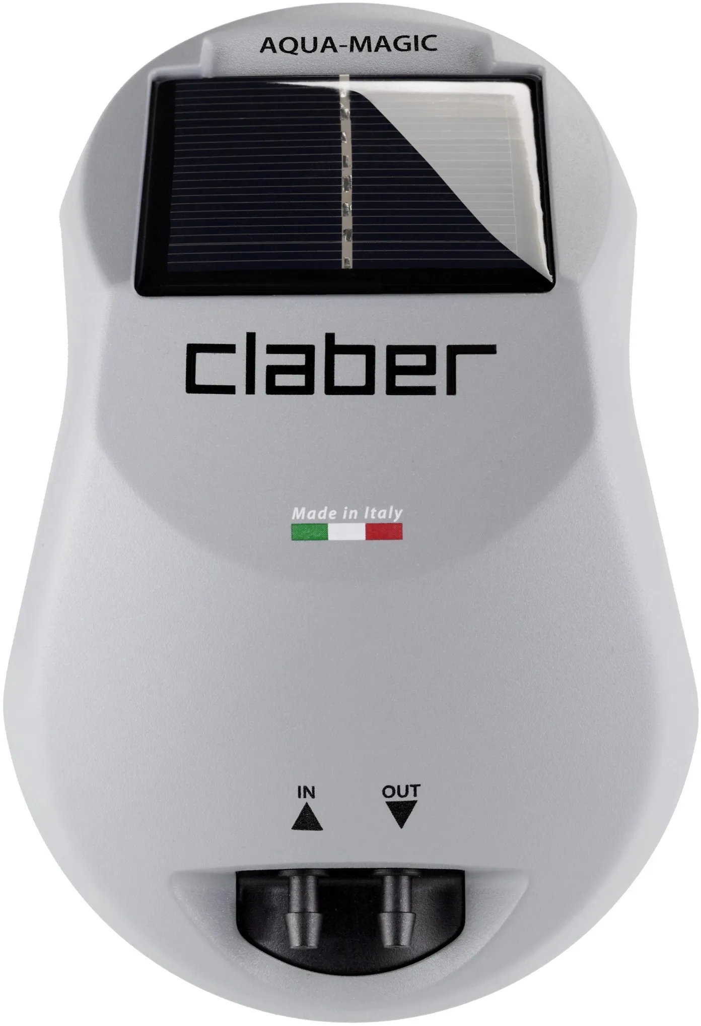 Kit irrigazione a goccia Claber con pannello fotovoltaico Aqua-Magic System