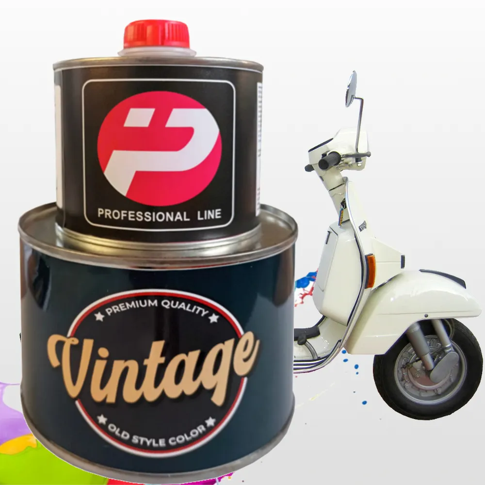 kit Vernice Acrilica 2K Bianco Dolomiti lucido diretto per Piaggio Vespa 500g 