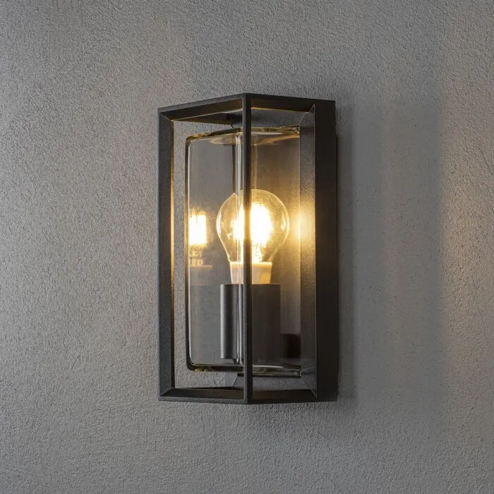 Konstsmide Brindisi Applique da esterno Nero, 1-Luce