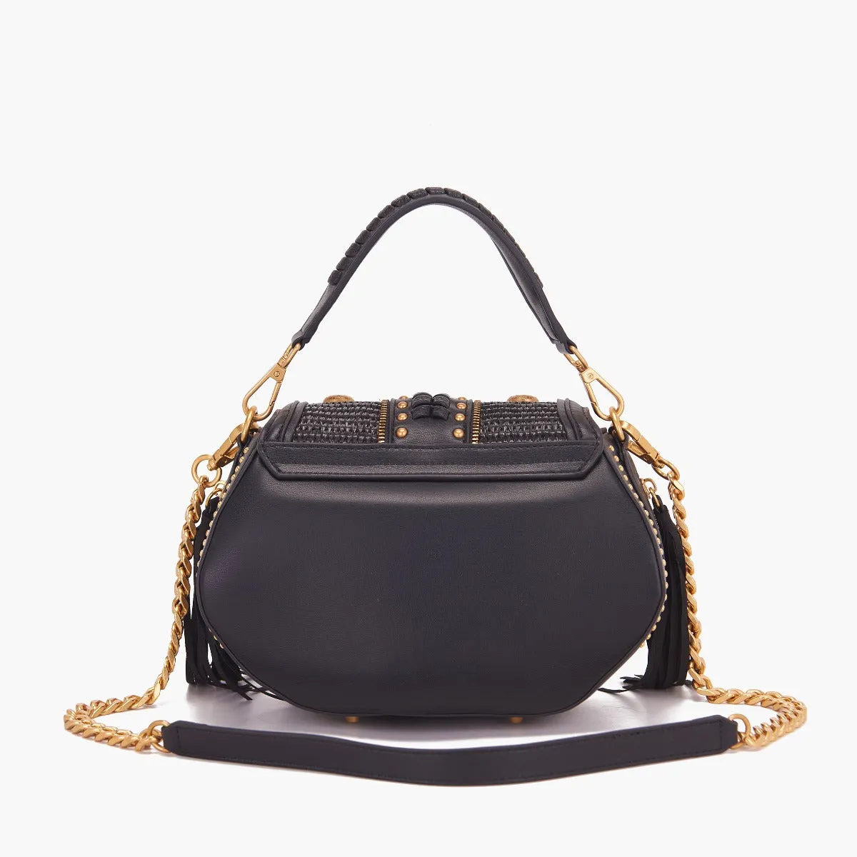 LA CARRIE BAG - BORSA A MANO FICUS NERA