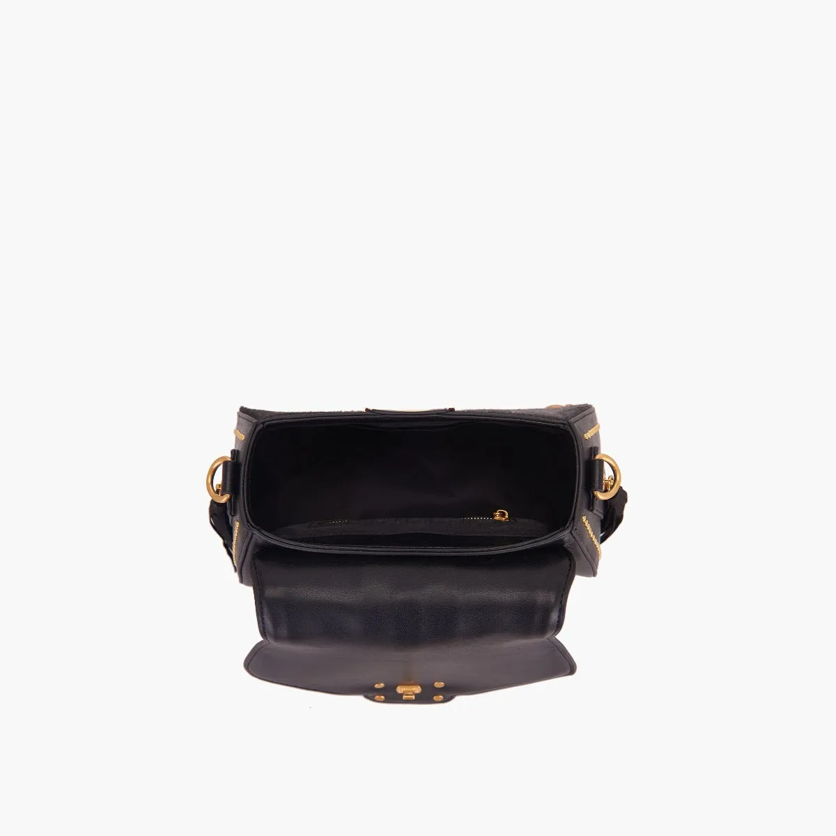 LA CARRIE BAG - BORSA A MANO FICUS NERA