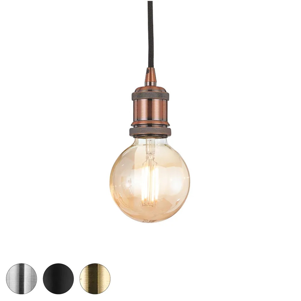 Lampada a Sospensione IDEAL LUX – FRIDA Metallo 1 Luce D. 9
