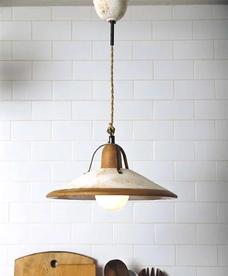 Lampada a Sospensione TOSCOT – ASIAGO Terracotta 1 Luce D. 44