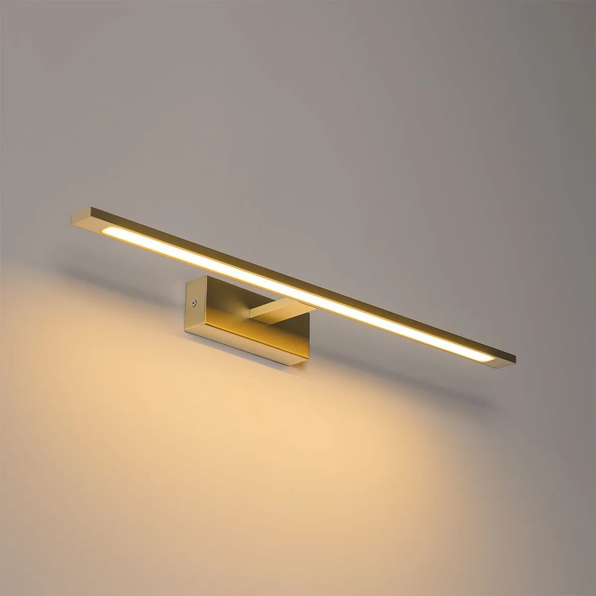 Lampada da parete in ottone 62 cm con LED IP44 - Jerre