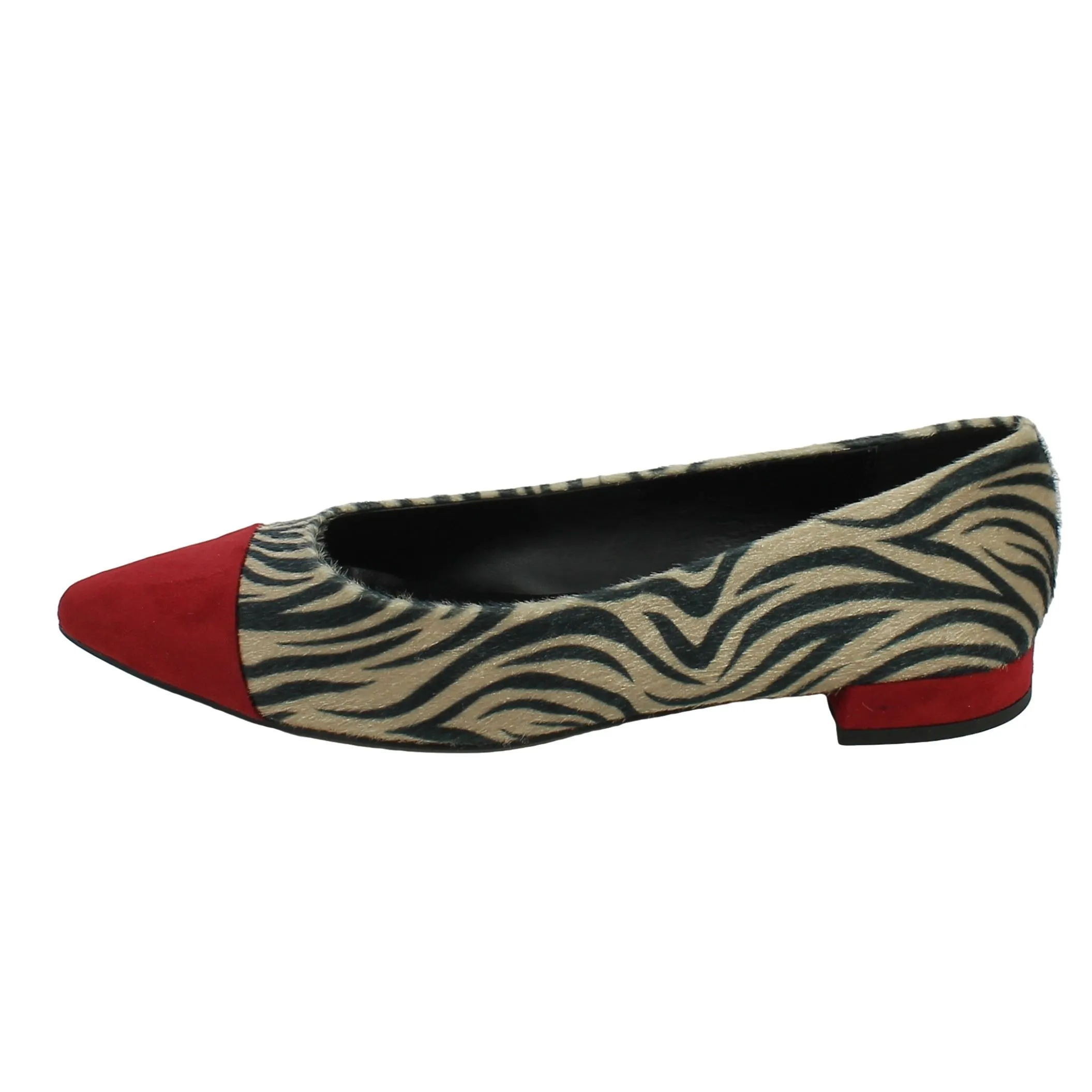 L'Angolo  Ballerine da Donna L'Angolo Zebra e Rosso 