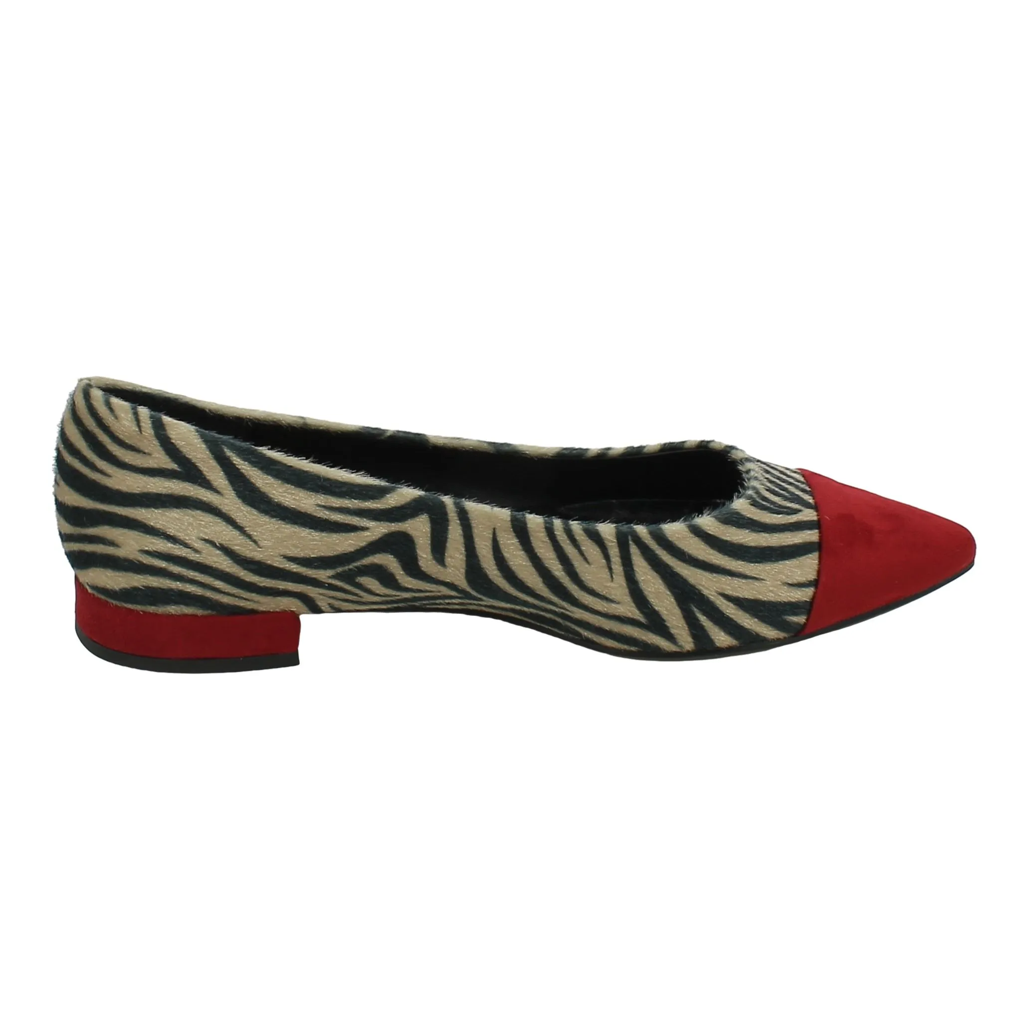 L'Angolo  Ballerine da Donna L'Angolo Zebra e Rosso 