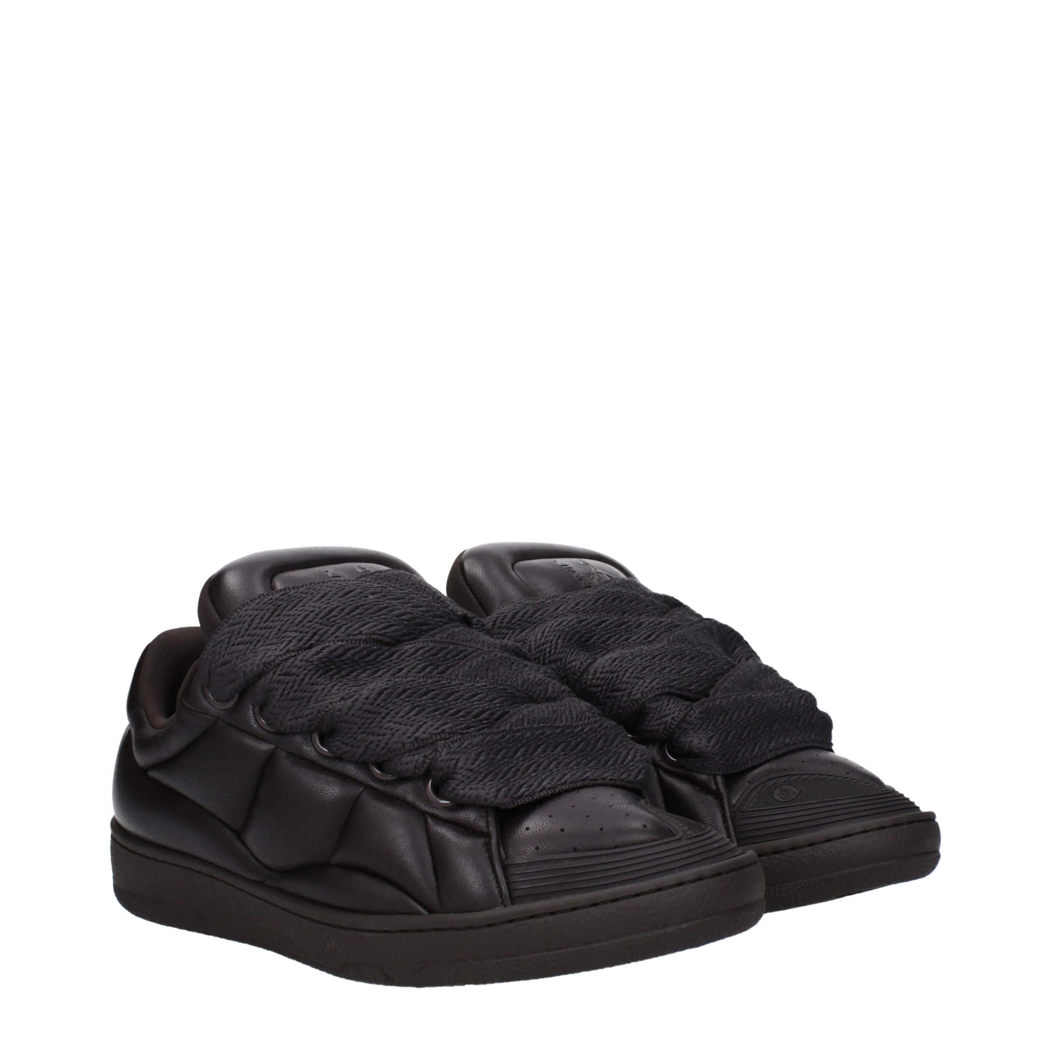 Lanvin Sneakers Curb xl Uomo Pelle Nero