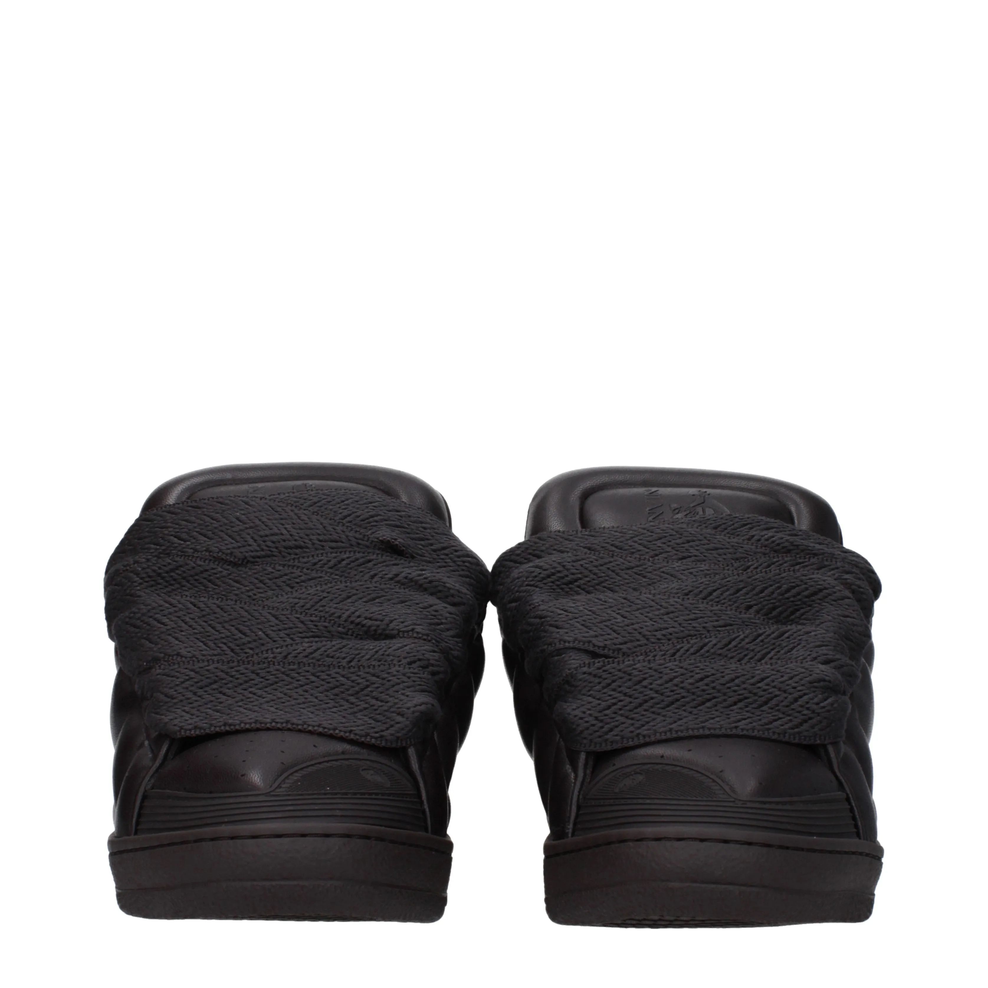 Lanvin Sneakers Curb xl Uomo Pelle Nero
