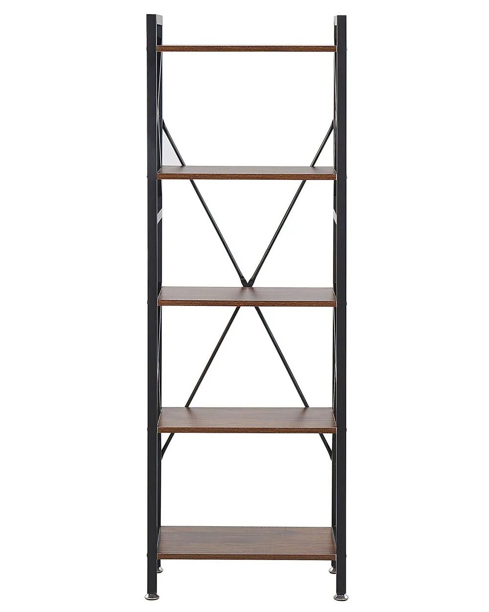 Libreria a 5 ripiani DALE 150 cm Marrone scuro