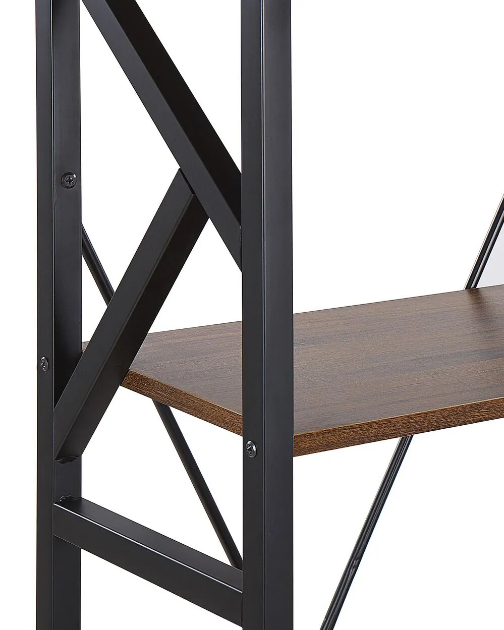 Libreria a 5 ripiani DALE 150 cm Marrone scuro