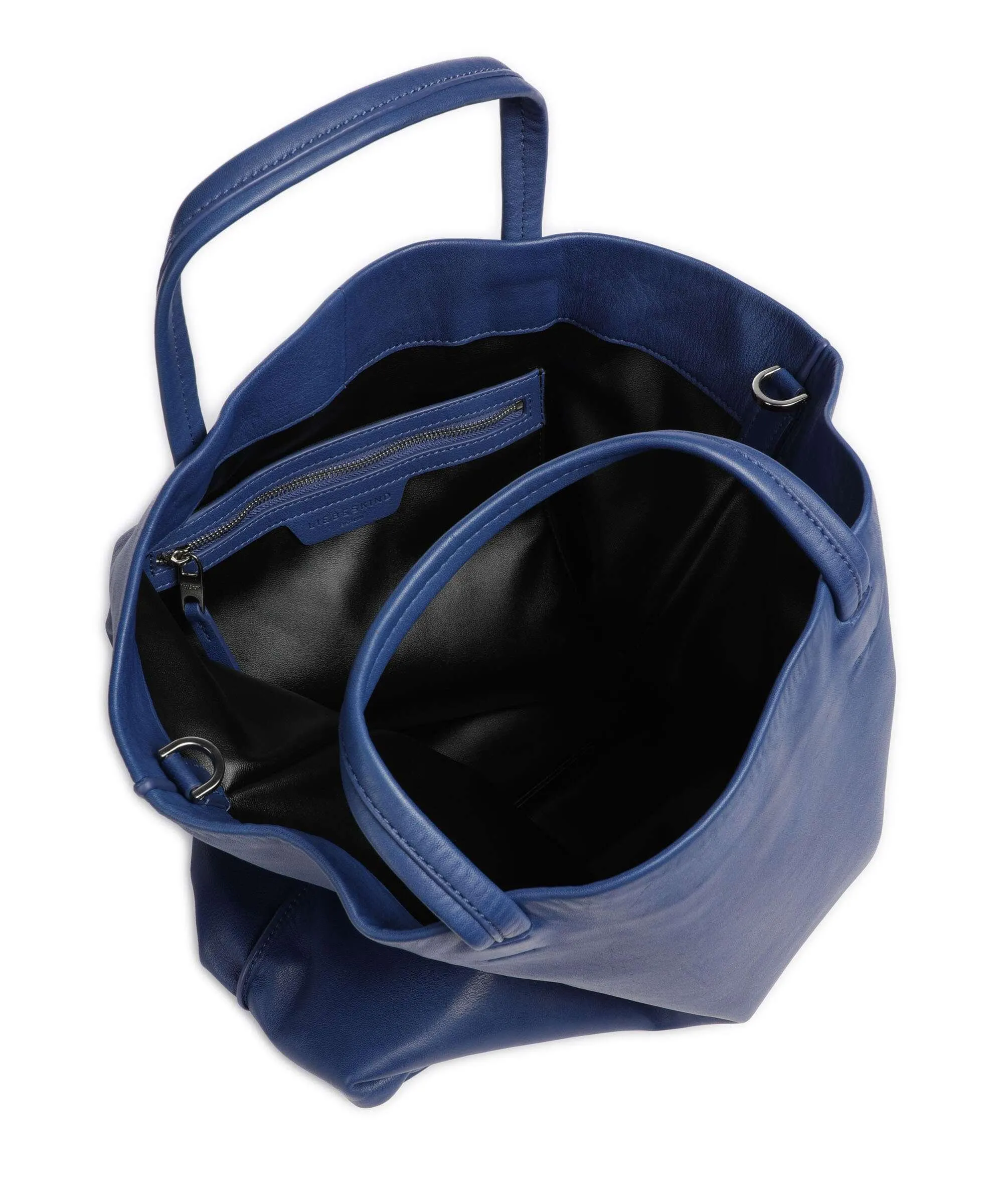  Liebeskind Hera Sheep Natural L Borsa a mano pelle di pecora blu  