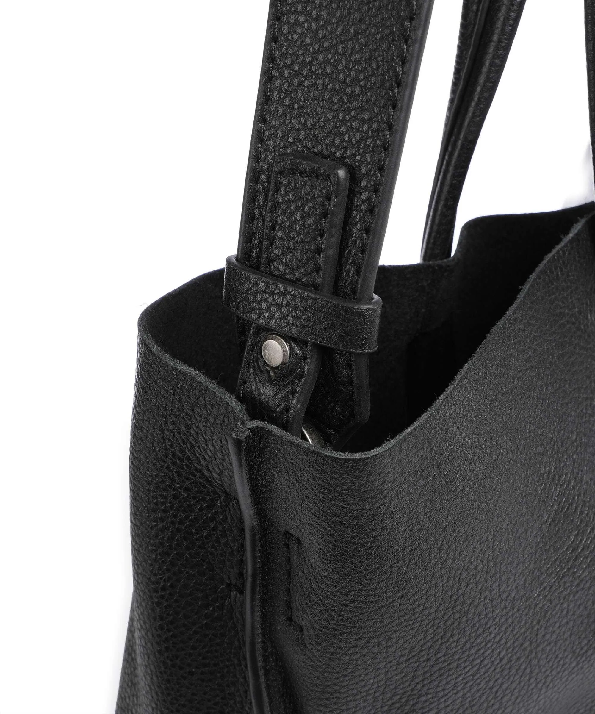  Liebeskind Hera Small Pebble L Borsa a mano pelle granulata nero  
