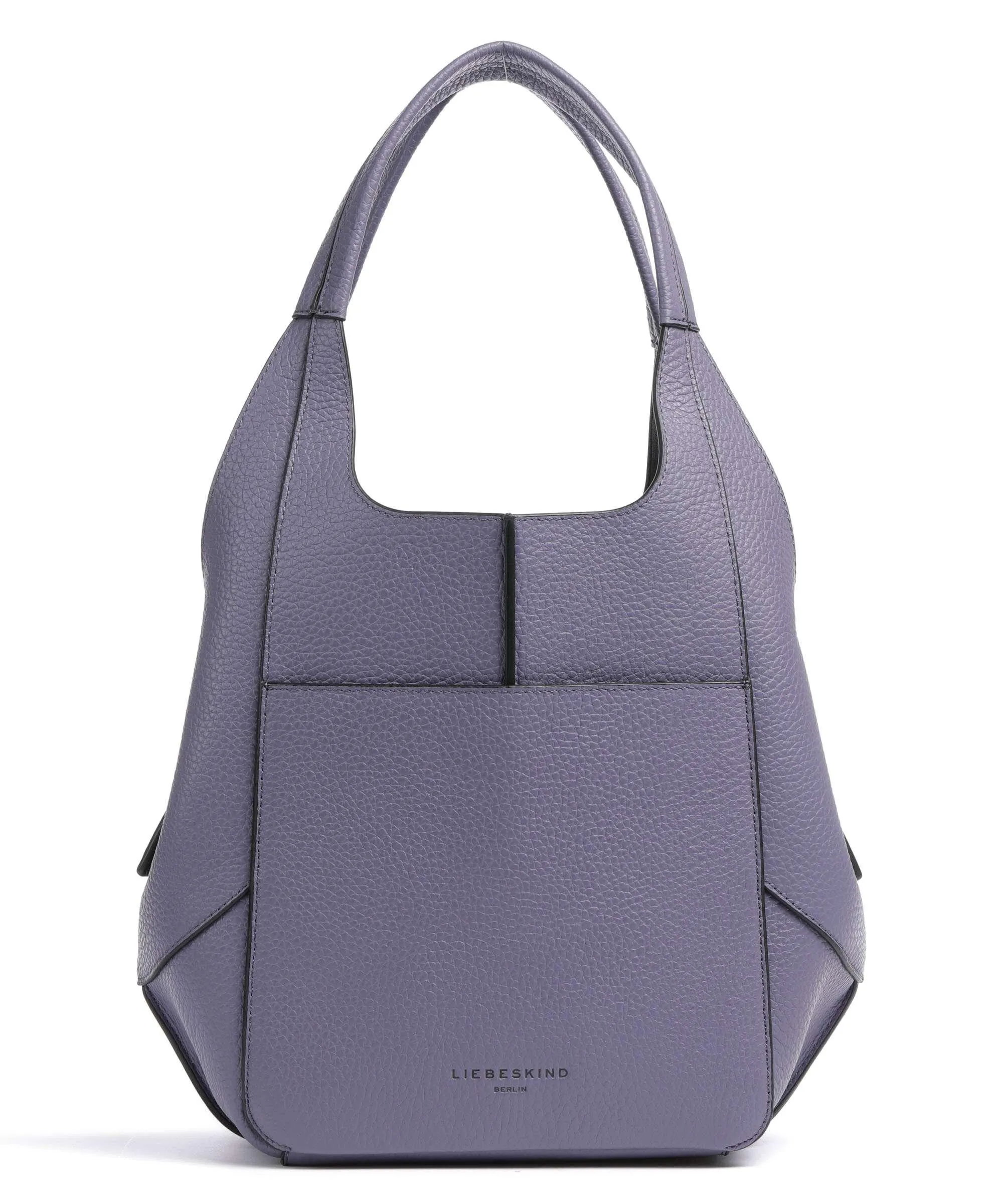  Liebeskind Lilly Heavy Pebble M Borsa hobo pelle granulata viola  