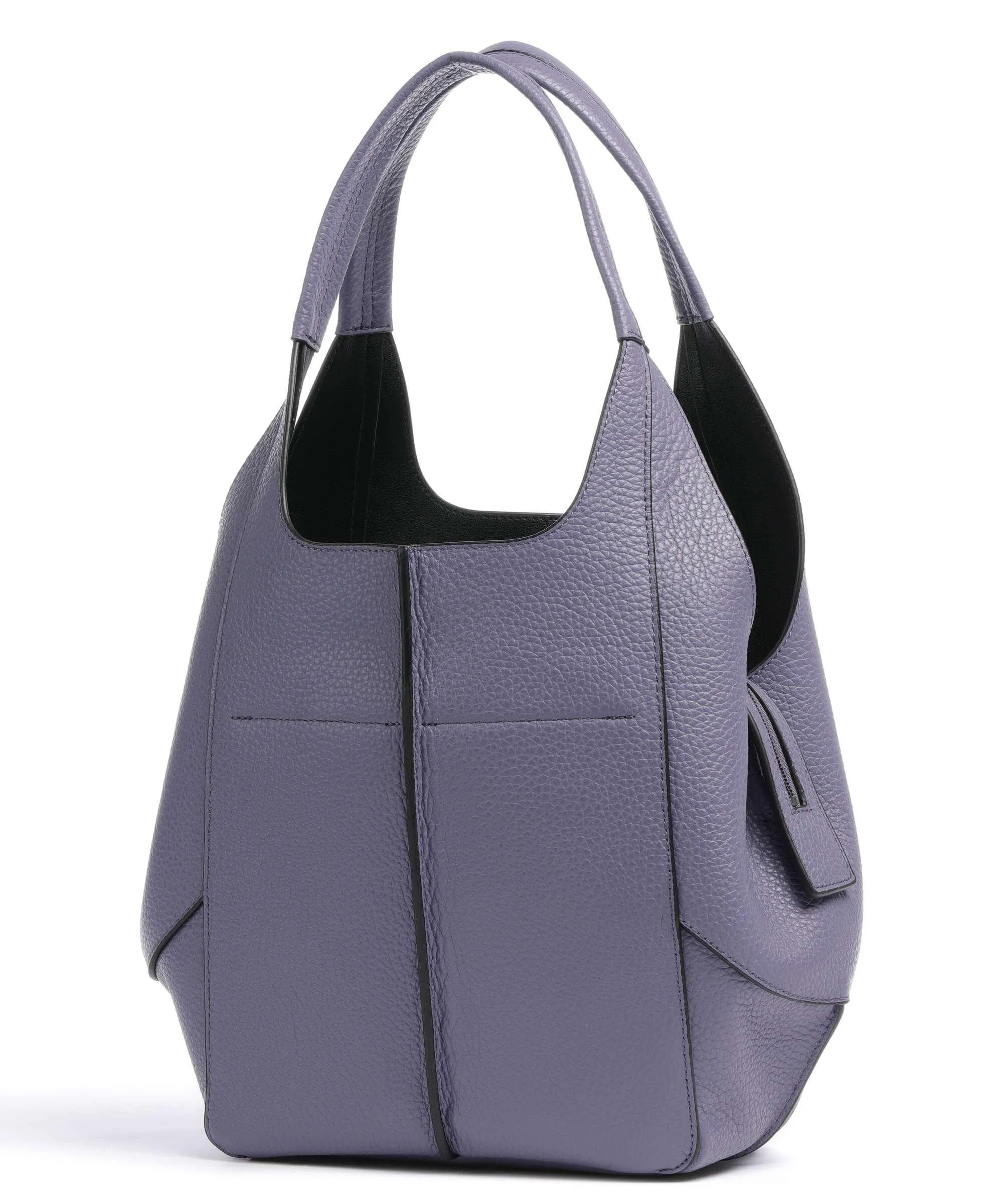  Liebeskind Lilly Heavy Pebble M Borsa hobo pelle granulata viola  