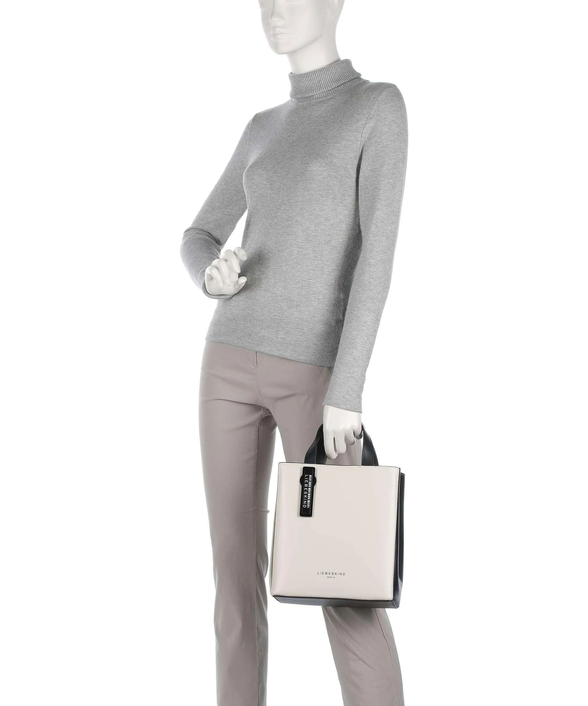  Liebeskind Paper Bag Animation S Borsa a mano pelle liscia multicolore  