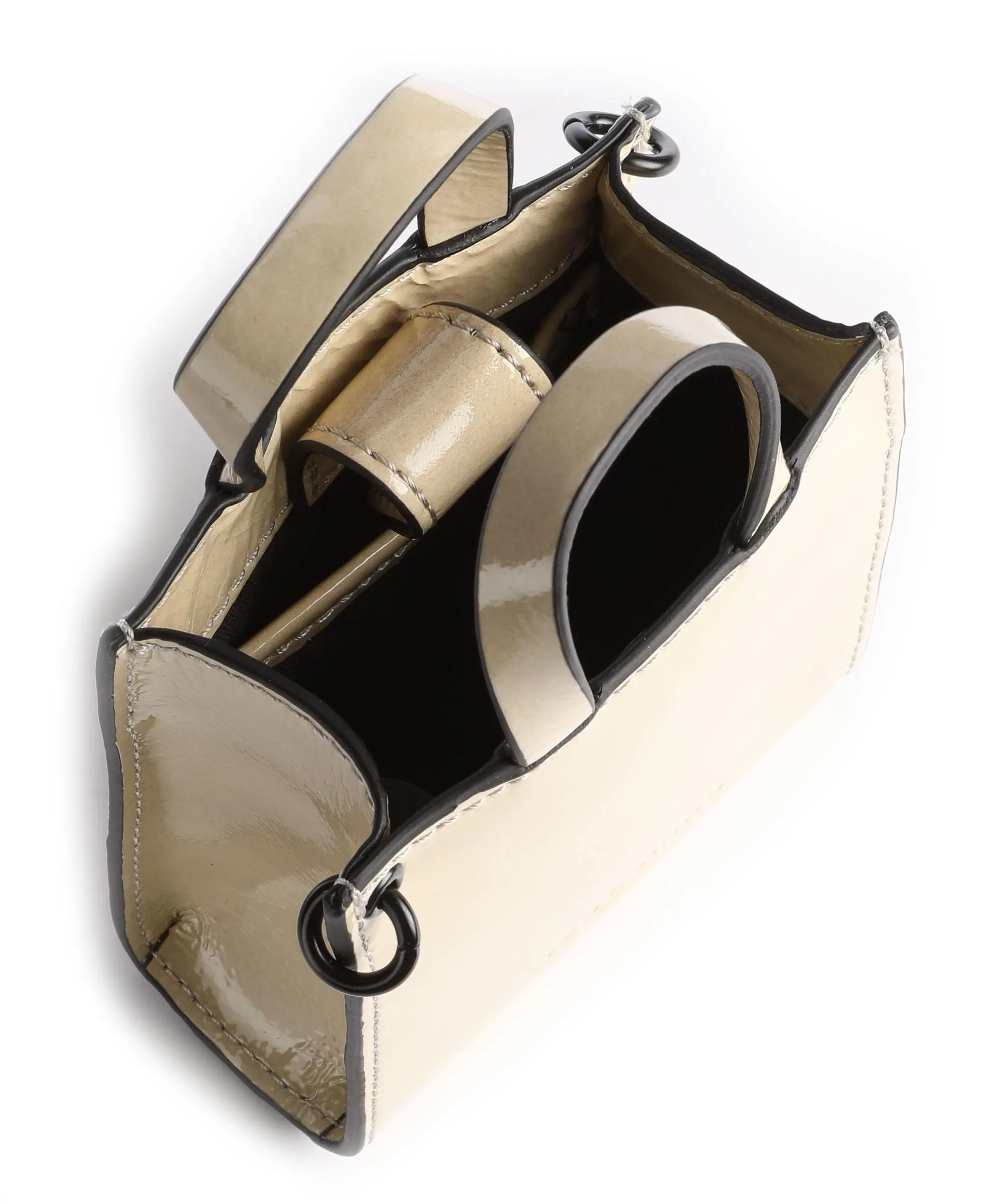  Liebeskind Paper Bag Borsa a tracolla pelle liscia sabbia  