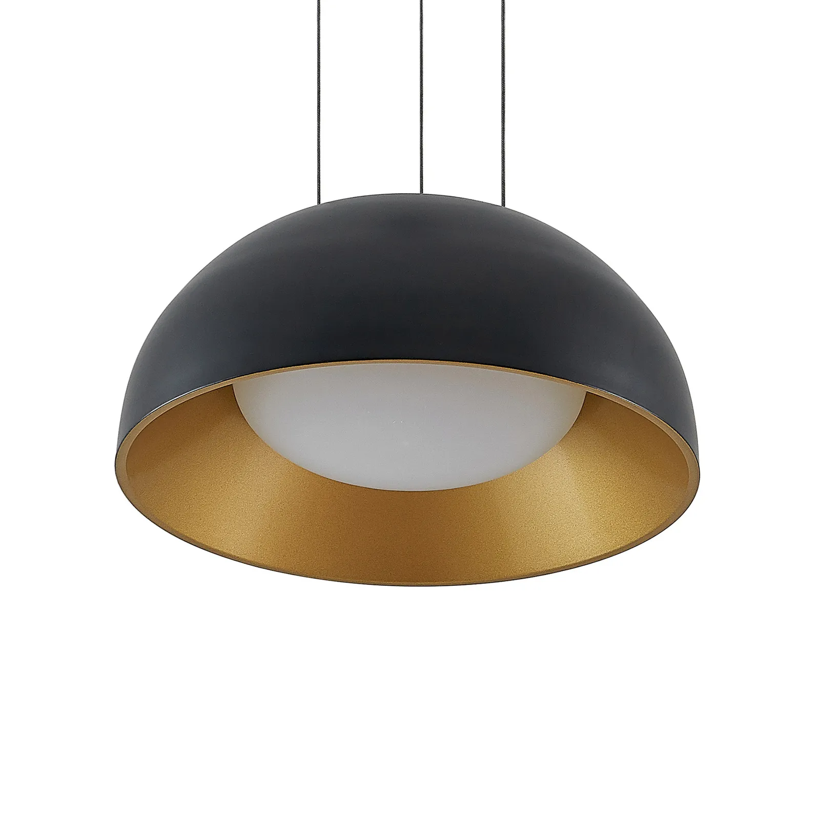 Lindby Juliven LED a sospensione, nero, 32 cm