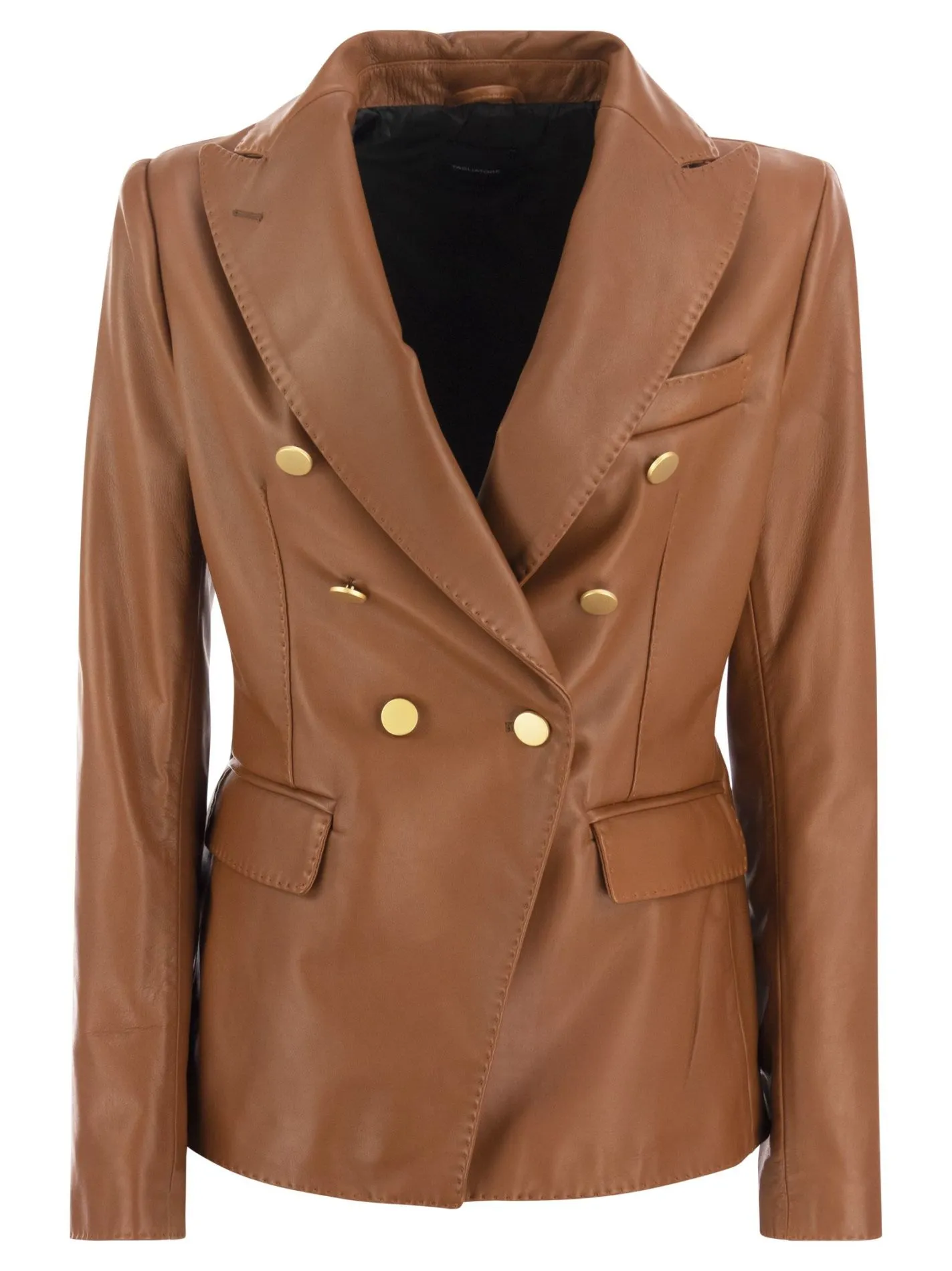 LIZZIE- Blazer doppiopetto in pelle