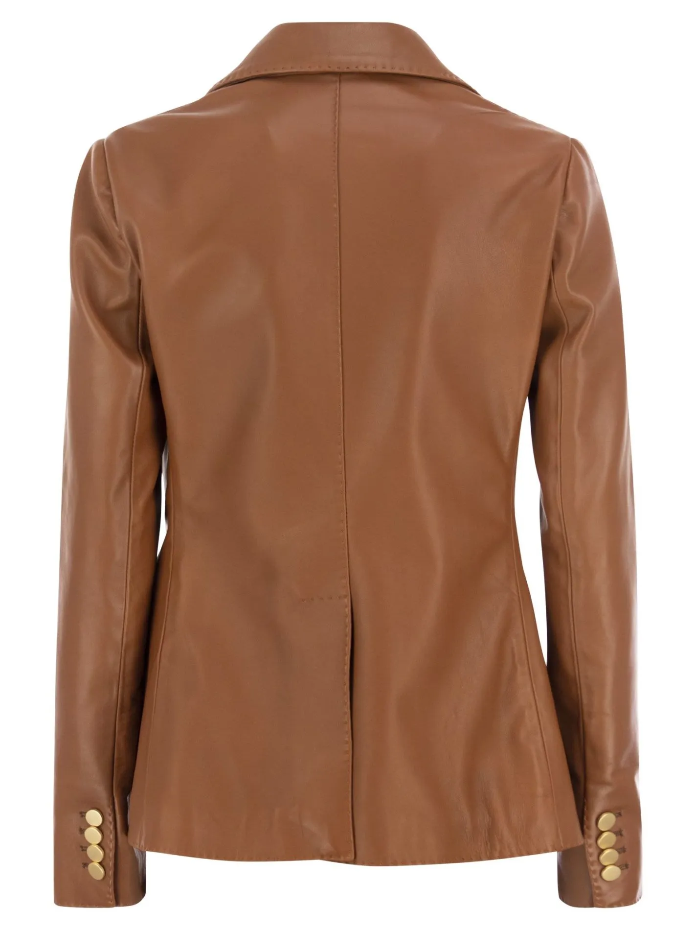LIZZIE- Blazer doppiopetto in pelle
